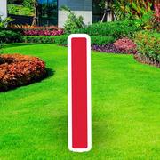 Red Letter (I) Corrugated Plastic Yard Sign, 30in